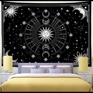 Sun and Moon Tapestry H51.2"×W59.1"